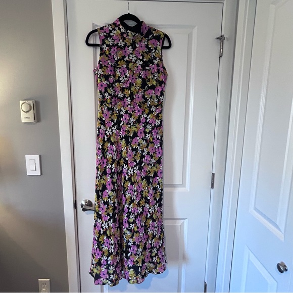 SALONI Dresses & Skirts - SALONI Pink and Purple Halter Maxi Dress